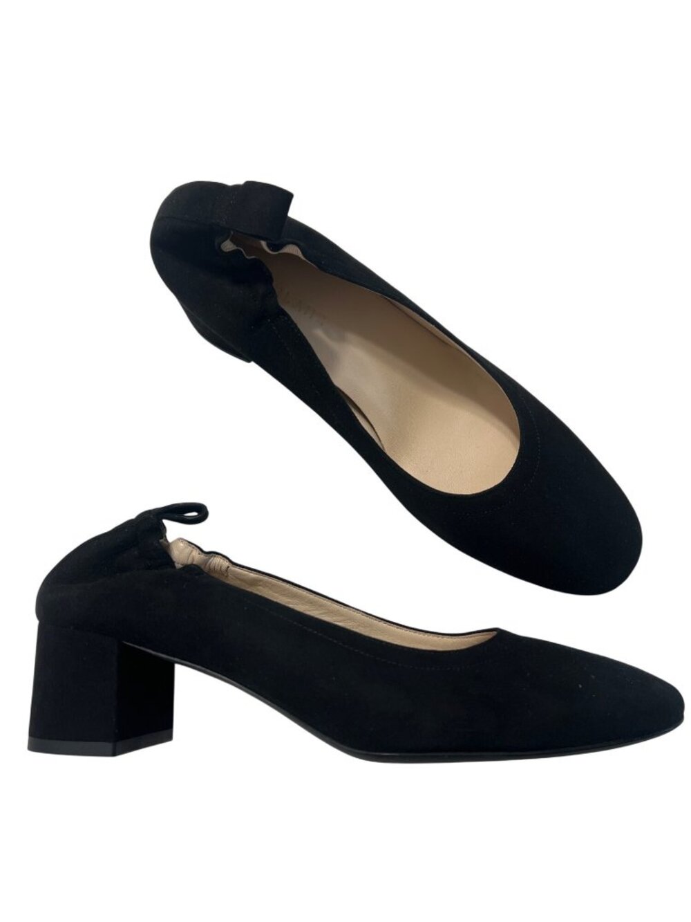 Everlane The Day Heel Suede Pumps